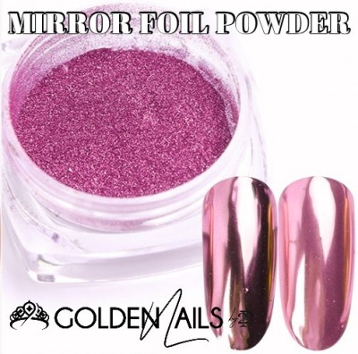 MIRROR FOIL POWDER (GOLD ROSE #8)