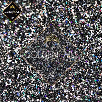 SANTORINI'S BLACK GLITTER 
